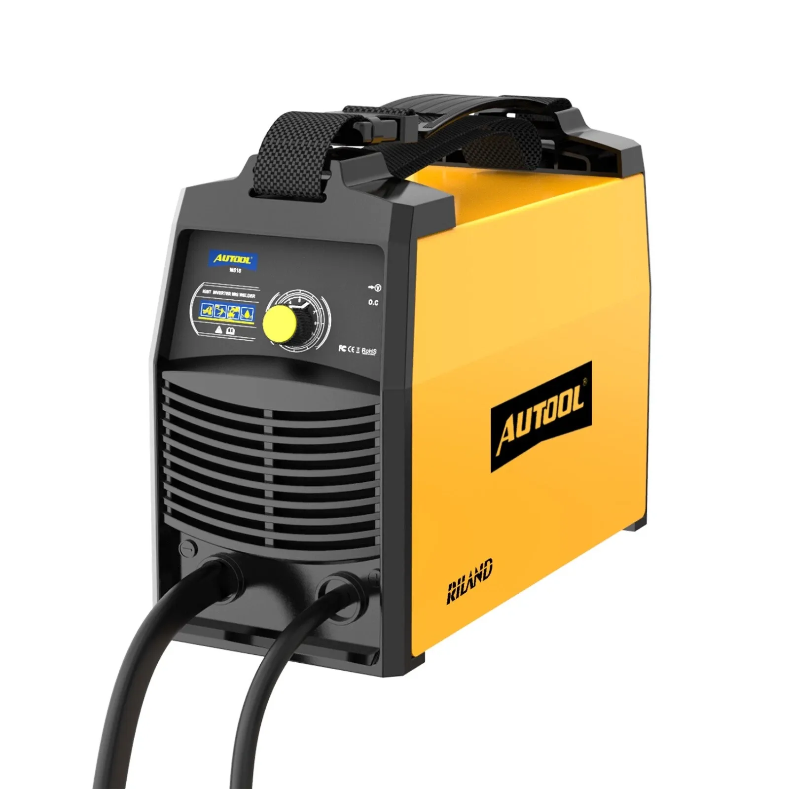 ماكينة لحام إنفرتر IGBT بدون غاز 3 في 1 AUTOOL M518 (لحام MIG سلك محشو + MMA إلكترود + Lift TIG · 180A · 220V)